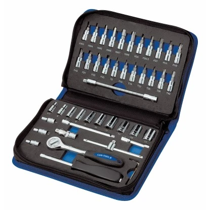 LUX Steckschlüsselsatz Classic 6,3 Mm (1/4") 45-teilig 3 LUX Steckschlüsselsatz Classic 6,3 Mm (1/4") 45-teilig