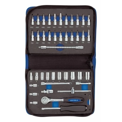 LUX Steckschlüsselsatz Classic 6,3 Mm (1/4") 45-teilig 4 LUX Steckschlüsselsatz Classic 6,3 Mm (1/4") 45-teilig – Bild 2