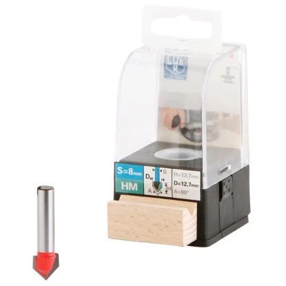 LUX HM-V-Nutfräser 12,7 Mm 3 LUX HM-V-Nutfräser 12,7 Mm