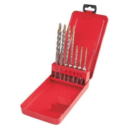 LUX Bohrer-Set SDS-Plus 7-teilig 4 Mm - 12 Mm 4 LUX Bohrer-Set SDS-Plus 7-teilig 4 Mm - 12 Mm – Bild 2