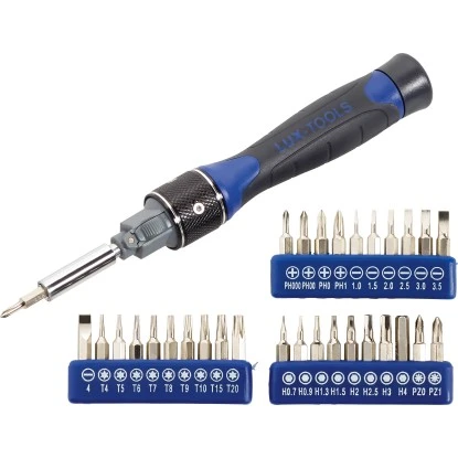LUX Schraubendreher-Set Mit Bitaufnahme 31-teilig 3 LUX Schraubendreher-Set Mit Bitaufnahme 31-teilig