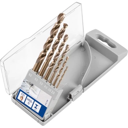 LUX Kobalt-Bohrer-Set Comfort 6-teilig 3 LUX Kobalt-Bohrer-Set Comfort 6-teilig