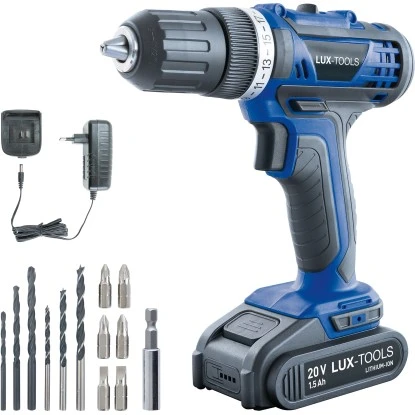 LUX Akkuschrauber ABS-20Li Inkl. 1,5 Ah Akku 3 LUX Akkuschrauber ABS-20Li Inkl. 1,5 Ah Akku
