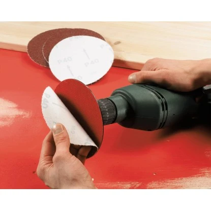 LUX Haftschleifteller Mit Dorn 125 Mm 4 LUX Haftschleifteller Mit Dorn 125 Mm – Bild 2