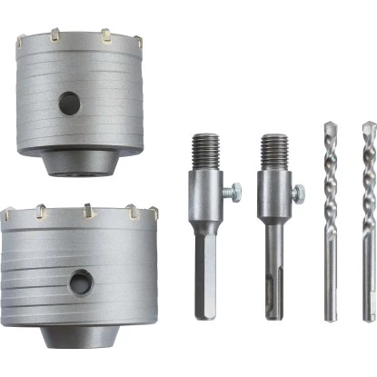 LUX Bohrkronen-Set 6-teilig 4 LUX Bohrkronen-Set 6-teilig – Bild 2