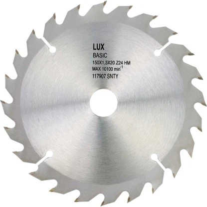 LUX HM-Kreissägeblatt Holz Ø 140 Mm 24 Zähne 3 LUX HM-Kreissägeblatt Holz Ø 140 Mm 24 Zähne
