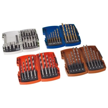 LUX Bohrer- Und Bit-Sets 45-teilig 3 LUX Bohrer- Und Bit-Sets 45-teilig