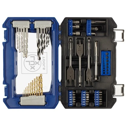 LUX Bohrer- Und Bitset 52-teilig 5 LUX Bohrer- Und Bitset 52-teilig – Bild 3