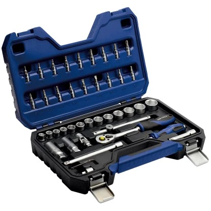 LUX Steckschlüsselsatz Comfort 6,3 Mm (1/4") Und 10 Mm (3/8") 43-teilig 3 LUX Steckschlüsselsatz Comfort 6,3 Mm (1/4") Und 10 Mm (3/8") 43-teilig