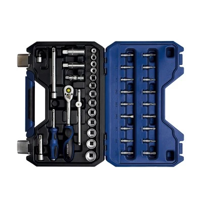 LUX Steckschlüsselsatz Comfort 6,3 Mm (1/4") Und 10 Mm (3/8") 43-teilig 4 LUX Steckschlüsselsatz Comfort 6,3 Mm (1/4") Und 10 Mm (3/8") 43-teilig – Bild 2